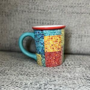 Starbucks 2002 Barista Mosaic Tile Mug